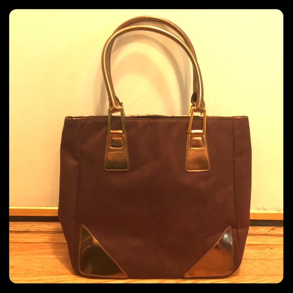 Brand new Estée Lauder suede leather tote. - Picture 1 of 5